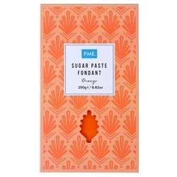 Image of PME Sugar Paste Fondant Orange 250g