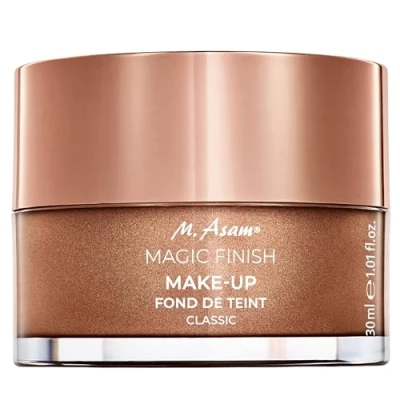 Image of M. Asam Magic Finish Make Up Mousse (1.01 Fl Oz) 4in1 Primer, Foundation, Concealer &amp; Powder With Buildable Coverage, Hides Redness And Dark Spots, Vegan, For Light To Medium Skin Tones