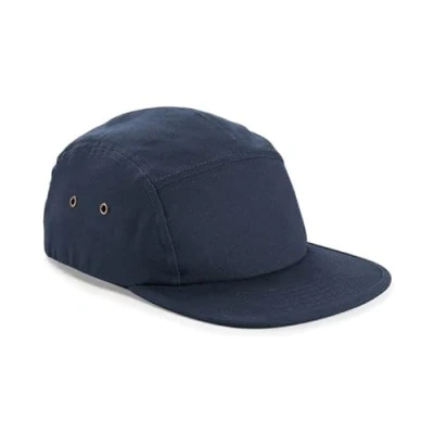 Image of COOZO Mens Canvas 5 Panel Cap Navy One Size