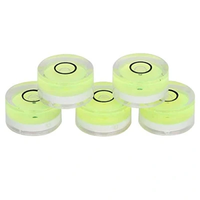 Image of 5Pcs 15mm Level Bubble，Spirit Bubble Mini Round Measuring Tool for Horizontal Calibration of Balance,Electronic Scale,Camera Platform