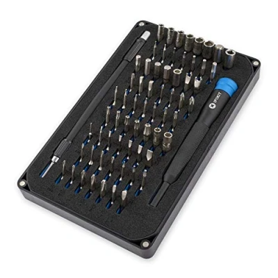 Image of iFixit Mako Precision Bit Set, Set with 64 bits (4 mm) to Repair Electronic Devices Like Smartphone, Tablet, PC, Camera, PS4 / Xbox