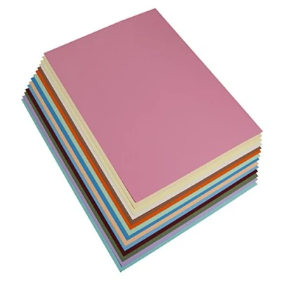 Image of Clairefontaine Ref 975799C Maya Smooth Coloured Drawing Card (2 x Packs of 14 Sheets) 185gsm 70 100cm Pastel Colours Colour Deep Dyed, Acid Free, pH Neutral
