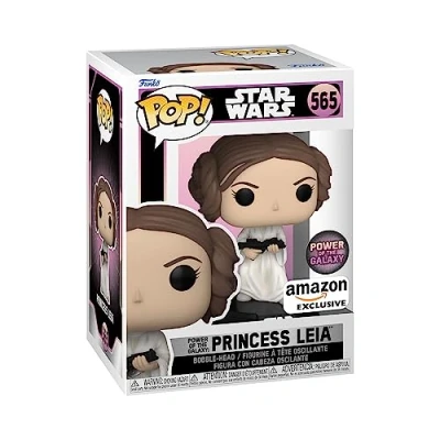 Image of Funko POP! Star Wars: PotG Princess Leia Amazon Exclusive Collectable Vinyl Figure Gift Idea Official Merchandise Toys for Kids &amp; Adults Movies Fans Model Collectors