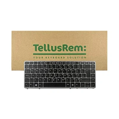 Image of TellusRem replacement UK backlit keyboard for HP 840 G1, G2, 850 G2