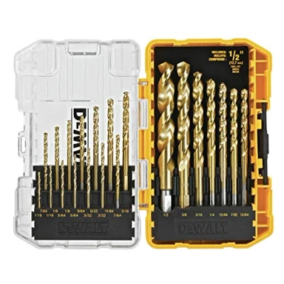 Image of DEWALT Titanium Nitride Drill Bit Set, 21 Piece (DW1342)