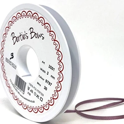 Image of Berisfords Ribbon, Polyester, Lilac, 30m x 3mm
