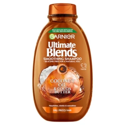 Image of Garnier Ultimate Blends Coconut Oil &amp; Cocoa Butter Shampoo, 400ml