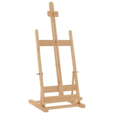 Image of vidaXL Table Easel 29.5x33x80 cm Solid Wood Pine
