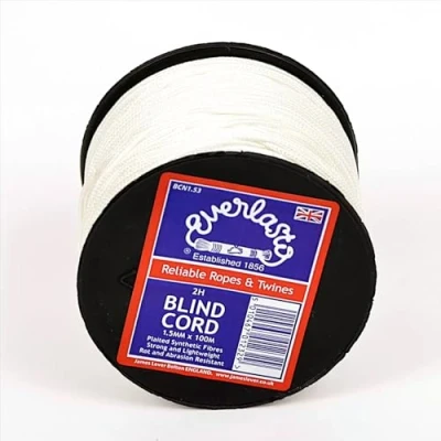Image of Everlasto White Nylon Blind Cord 1.5mm x 100M