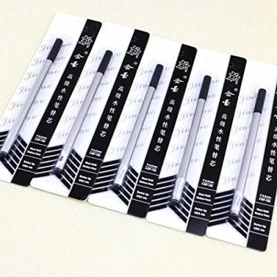 Image of Gullor Nice Jinhao Black Ink Rollerball Pen Refill Spiral 0.7 10 Refills