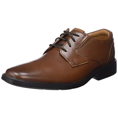 Image of Clarks Men&#039;s Clarkslite Low Oxford, Tan Leather, 6.5 UK