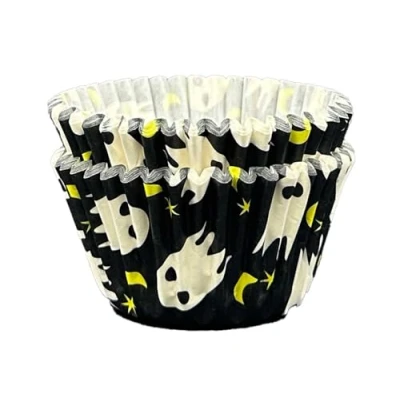 Image of Scrumptious Ghost Print Cupcake x 36 cases, Paper