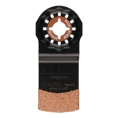 Image of Makita B 65084 Multi Tool Starlock Tc Grit Saw Blade Tma075 HM/Riff