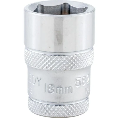 Image of Kennedy 1/4&quot; A/F Single Hex Deep Socket Square Drive
