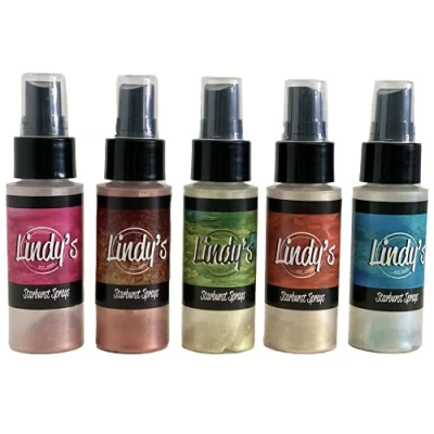Image of Lindy&#039;s Stamp Gang Starburst Sprays 2oz 5/Pkg Autumn Leaves