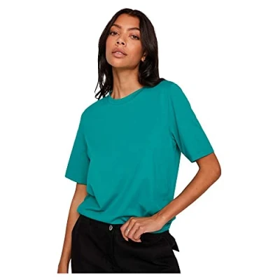 Image of Vila Women&#039;s Vidreamers Boxy S/S Top/Su Noos T Shirt, Alhambra, S