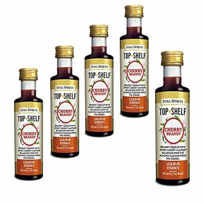 Image of 5X Still Spirits Top Shelf Cherry Brandy Essence Flavours 1.125L