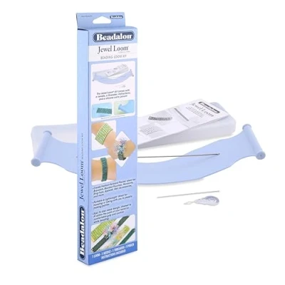 Image of Beadalon Jewel Loom Kit, Blue, 1 Pack
