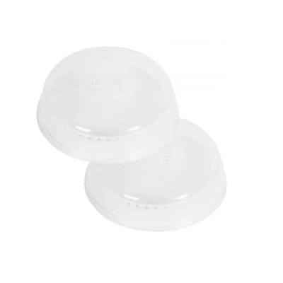 Image of Royle Home Set of 2 Plastic Microwavable Plate Covers 26cm