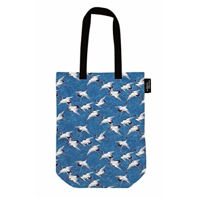Image of The British Museum Cranes in Flight Organic Cotton Canvas Tote Bag