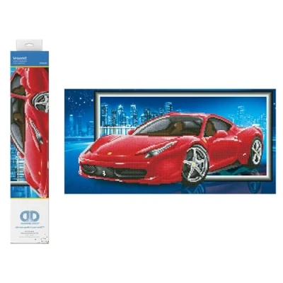 Image of DIAMOND DOTZ Painting, Beginner Kit, Tissue, Vroom, 70 x 40cm