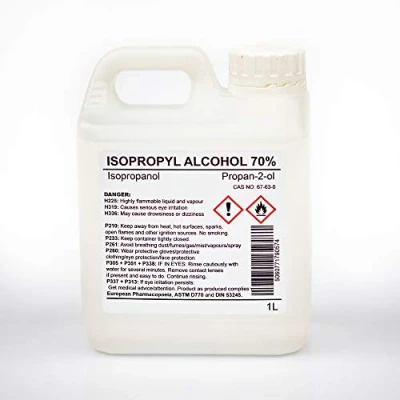 Image of Isopropyl Alcohol 70% Isopropanol 1 Litre 1L Propan 2 ol IPA Rubbing