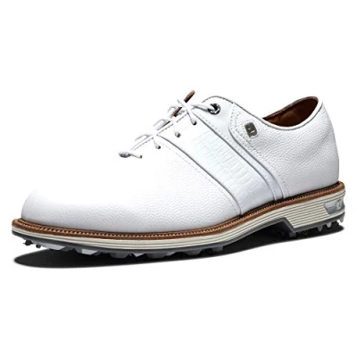 Image of FootJoy Men&#039;s Premiere Series Packard Golf Shoe, White, 8.5 Medium UK