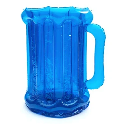 Image of PetrolScooter Inflatable Drinks Cooler Blue Plastic Giant Ice Bucket Beer Glass Party BBQ Gift