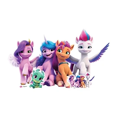 Image of Star Cutouts SC4334 My Little Pony Group Large Cardboard Cut Out With Mini