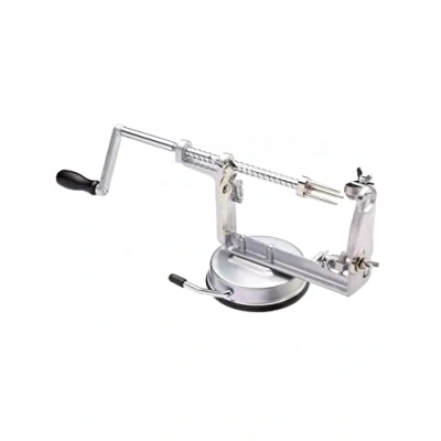 Image of KitchenCraft KCPEELCORE Apple Corer / Potato Peeler Machine in Gift Box, Metal, 13 x 31 cm