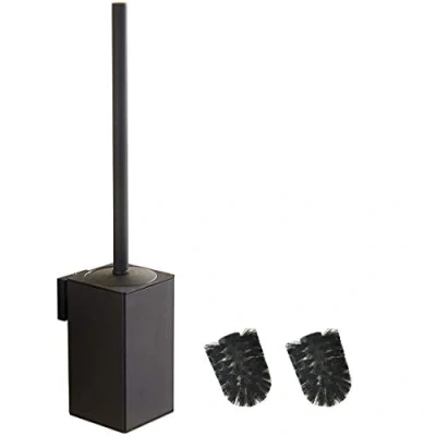 Image of BGL 304 Stainless Steel Wall Mounted Square Toilet Brush Holder (black)