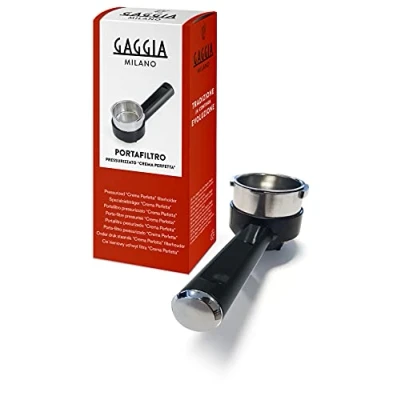 Image of Gaggia Perfect Cream with G Logo Filter Holder, Steel