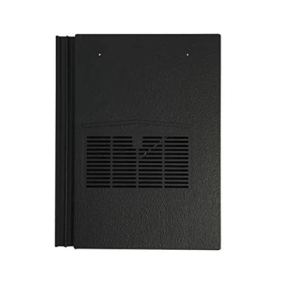 Image of Beddoes Products Roof Tile Vent for Marley Modern and Redland Mini Stonewold with Flexi Pipe Adaptor (Anthracite/Black Sanded)