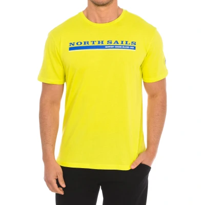 Image of North Sails Mens Short sleeve t shirt 9024040 man Yellow Size 2XL