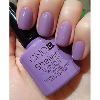Image of CND Shellac Lilac Longing UV Gel Coat New Sweet Dreams Spring 2013 Collection