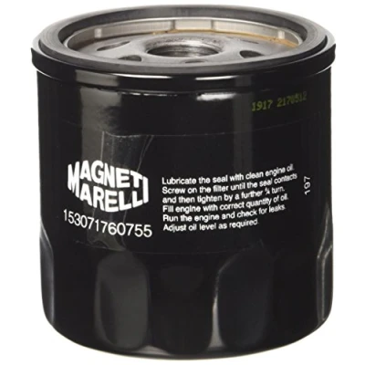 Image of 04E115561AC, 04E115561H Oil Filter MAGNETI MARELLI 153071760755 UNF 3/4&quot; 16 Spin on VOLKSWAGEN: Polo V Hatchback, Golf 7, Sharan II