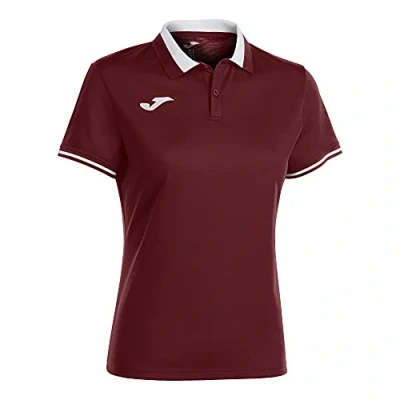 Image of Joma Women&#039;s 901272.672.2XS Polo Shirt, Burgundy, XXS EU