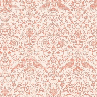 Image of Galerie 47622 Heritage Red Batik Wallpaper