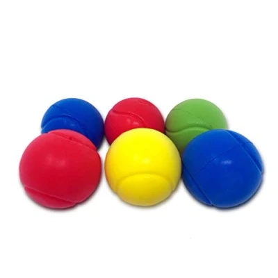 Image of E Deals Soft Tennis Balls Pack of 6 Assorted Colours