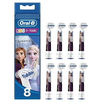 Image of Oral B Kids Toothbrush Heads, for Letterbox Packaging Pack of 8