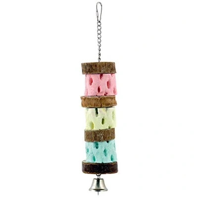 Image of Triple Cactus Slice Mineral Calcium Bird Chew Parrot Toy