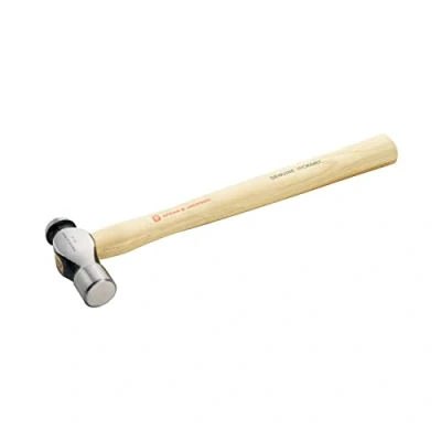 Image of Spear &amp; Jackson SJ BPH16 Ballpein Hickory Hammer, Blue, 16 oz.