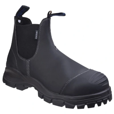 Image of Blundstone 910 Mens Pull On Chelsea Safety Work S3 Steel Toe/Midsole Boots