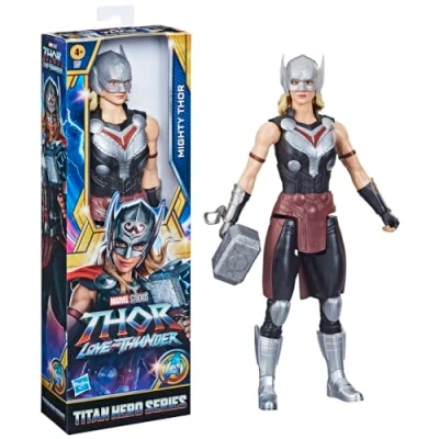 Image of Marvel Thor Love and Thunder Titan Hero Series Mighty 30cm Articulated Action Figure