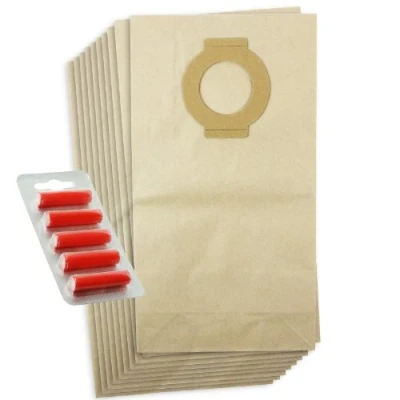 Image of First4spares Type H16 Dust Bags for Hoover Aquamaster Vacuum Cleaners (10 Pack + 5 Bag Freshener Sticks)