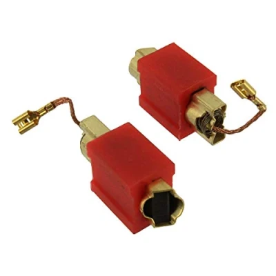 Image of Paxanpax PLD894 Europart Washing Machine Motor Carbon Brush with Rubber Holder Fits Miele, Pack of 2