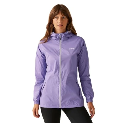 Image of Regatta Women&#039;s Lightweight Pack It III Waterproof Jacket Wisteria, Size: 20