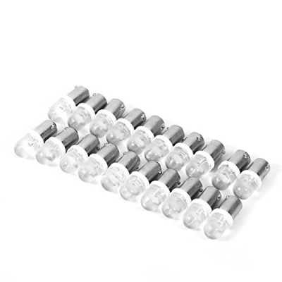Image of Qiilu 20Pcs T11 T4W LED Bulbs White BA9S H6W 1895 Convex 1 Auto Car dashboard Bulb for turn signals, side beacon lights, lights