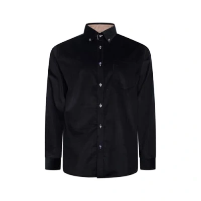 Image of KAM Corduroy Shirt Long Sleeve Pocket Fine Cotton Casual Mens Plus Size 6304 (UK, Alpha, 5XL, Plus, Regular, Navy)