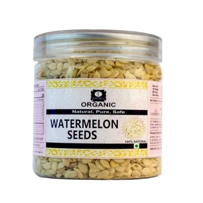 Image of EDZZEL Natural Watermelon Seeds Traditional Premium Quality Indian Origin (Pack of 1) 250 Gm